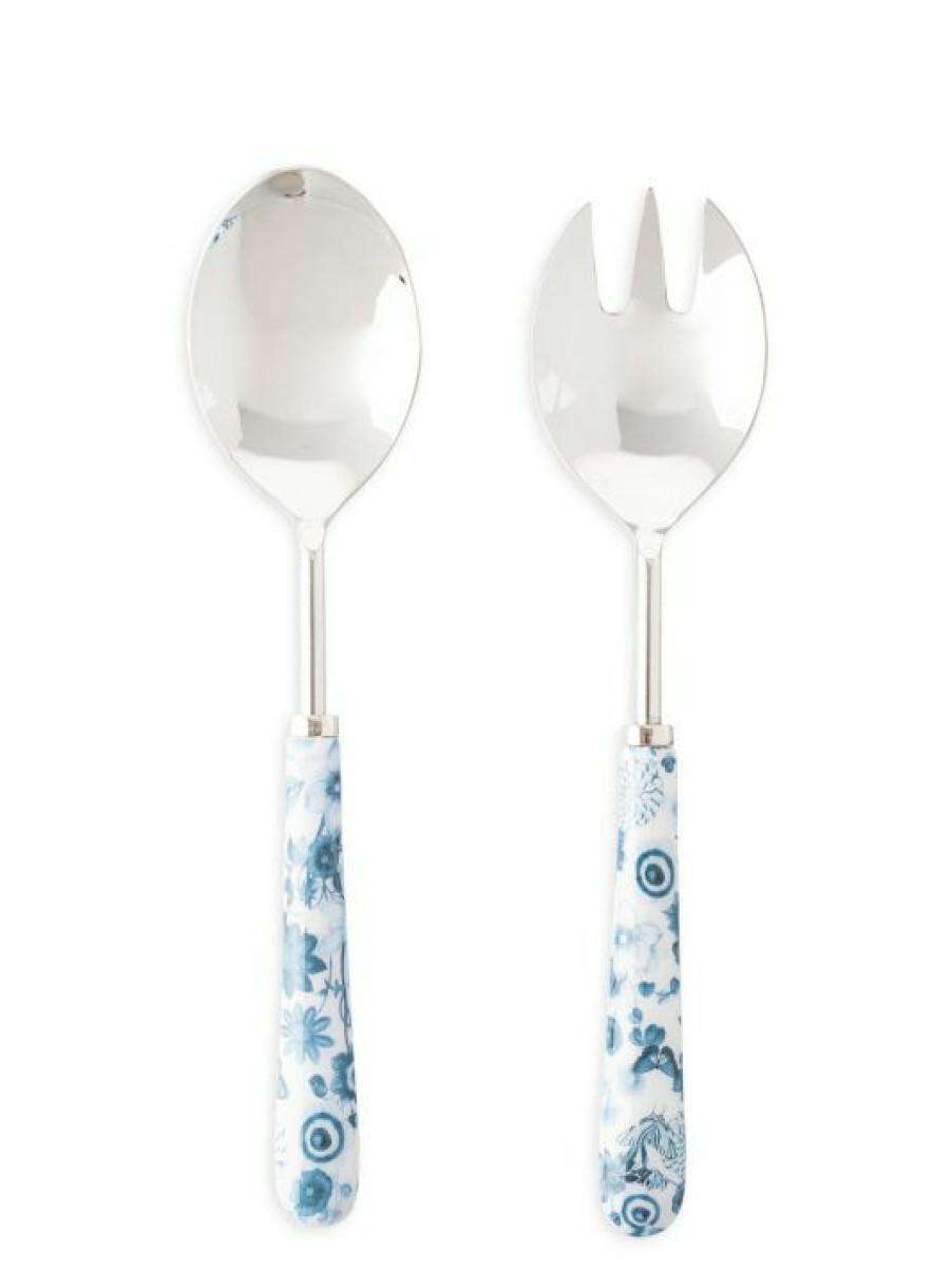 Dining & Entertaining Juliska | Juliska Field Of Flowers Chambray Salad Server