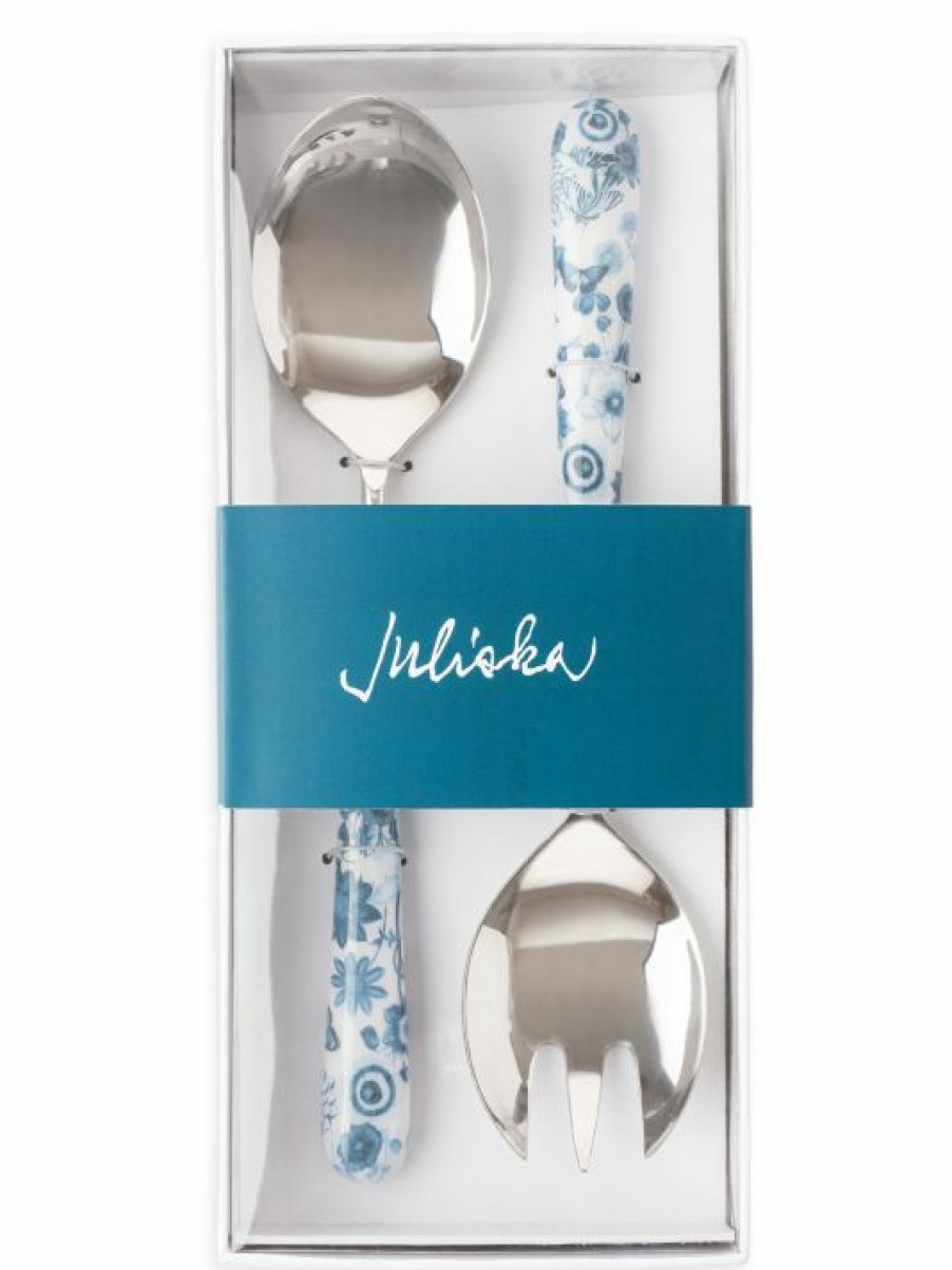 Dining & Entertaining Juliska | Juliska Field Of Flowers Chambray Salad Server