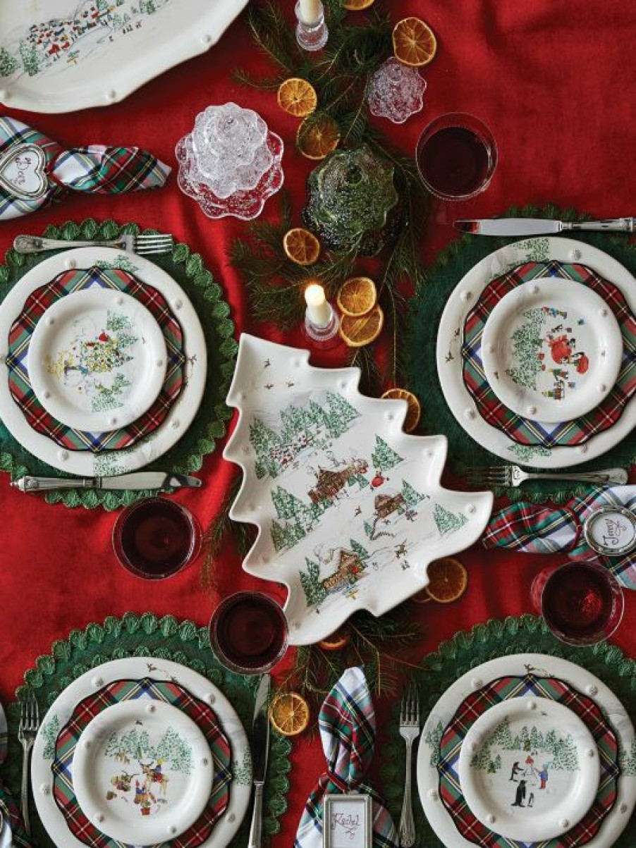 Holiday Juliska | Juliska Stewart Tartan Dessert & Salad Plate