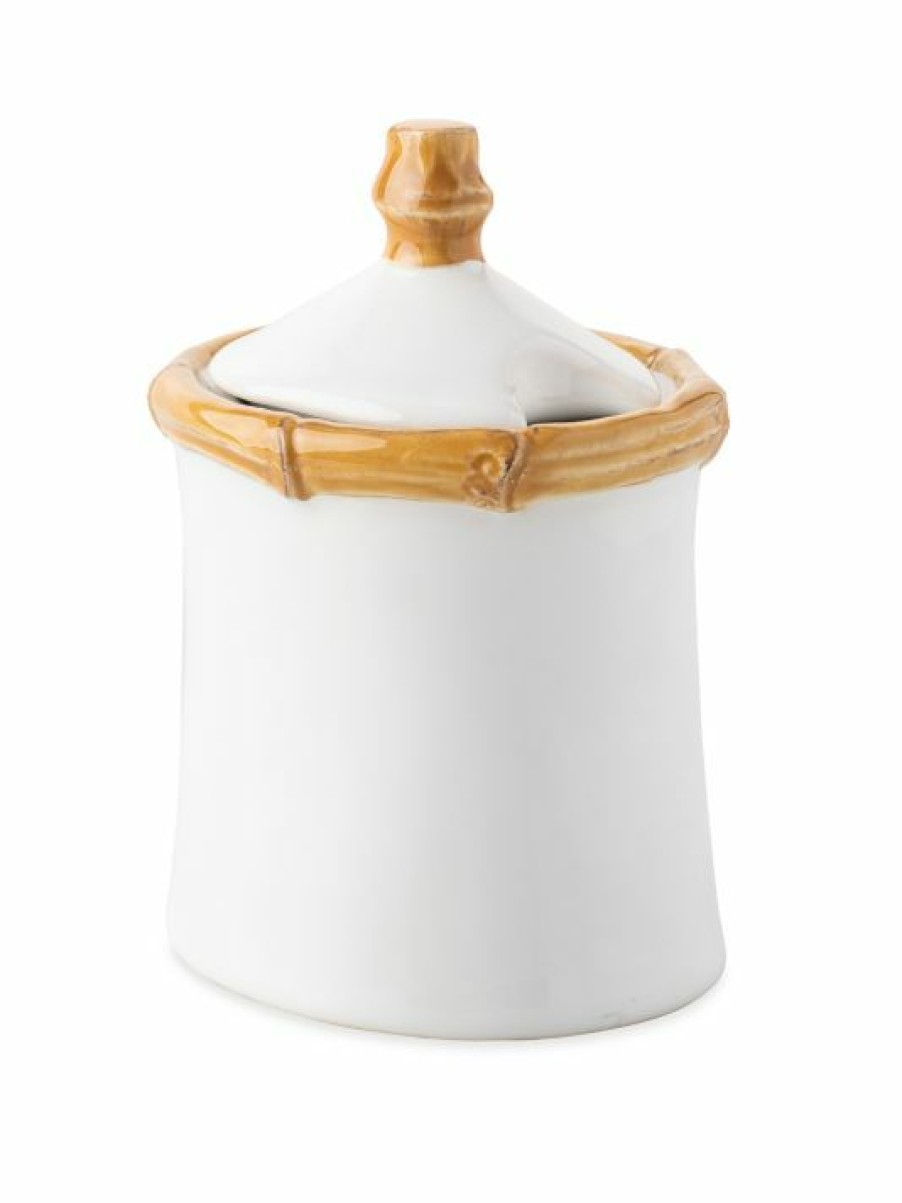 Dining & Entertaining Juliska | Juliska Bamboo Ceramic Lidded Sugar Bowl