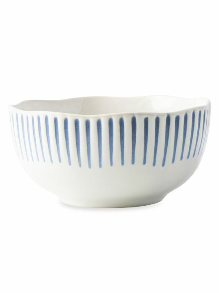 Dining & Entertaining Juliska | Juliska Sitio Stripe Indigo Cereal/Ice Cream Bowl