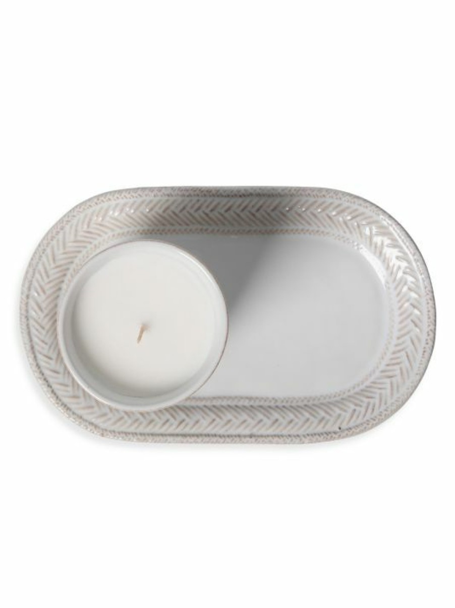 Dining & Entertaining Juliska | Juliska Le Panier Whitewash Ceramic Tray