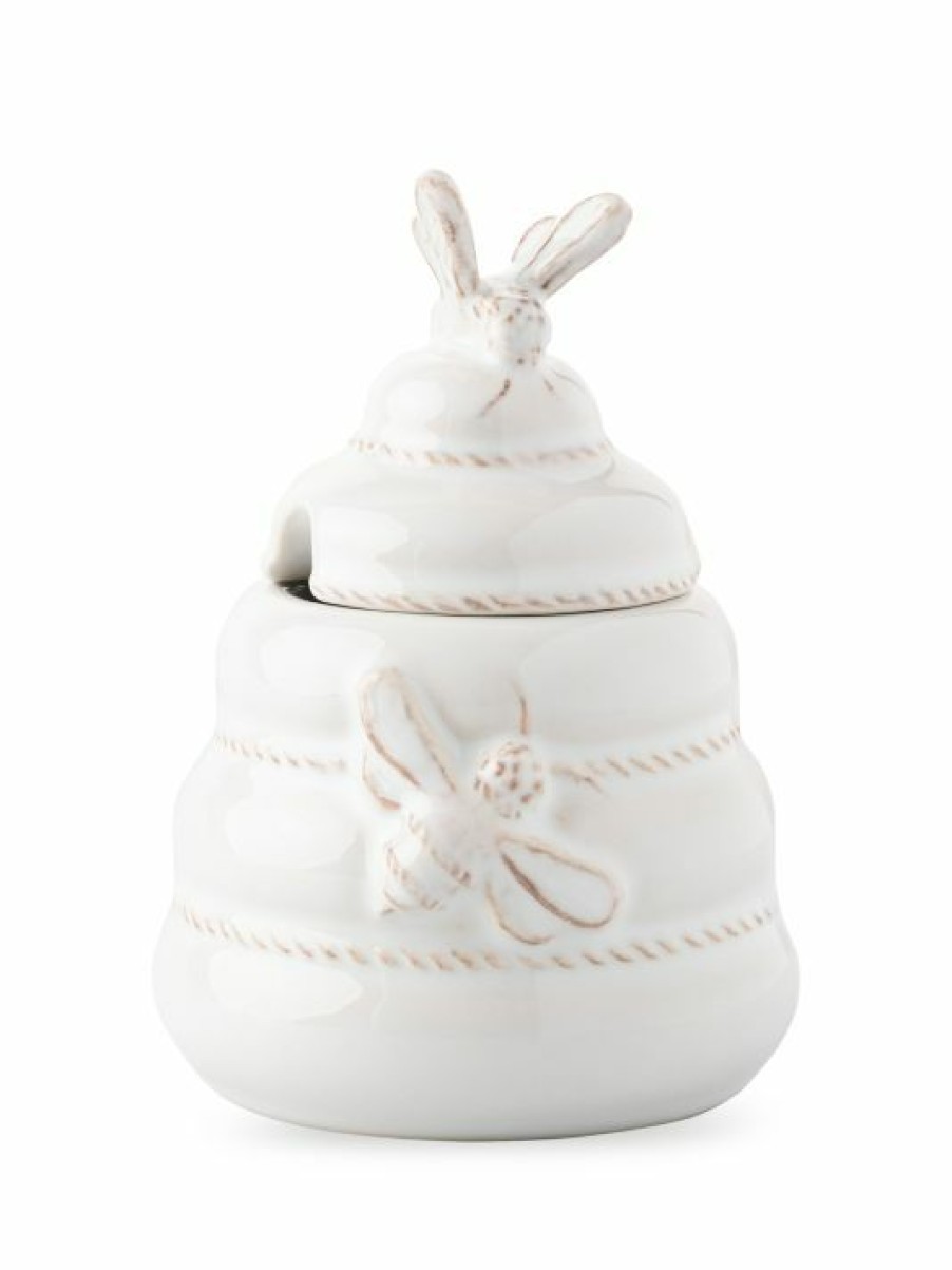 Dining & Entertaining Juliska | Juliska Clever Creatures Henrietta Whitewash Honey Pot