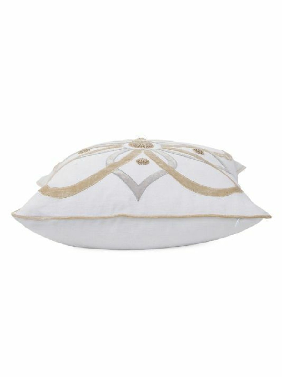 Home Decor Juliska | Juliska Berry & Thread Gold & Silver Embroidered Pillow