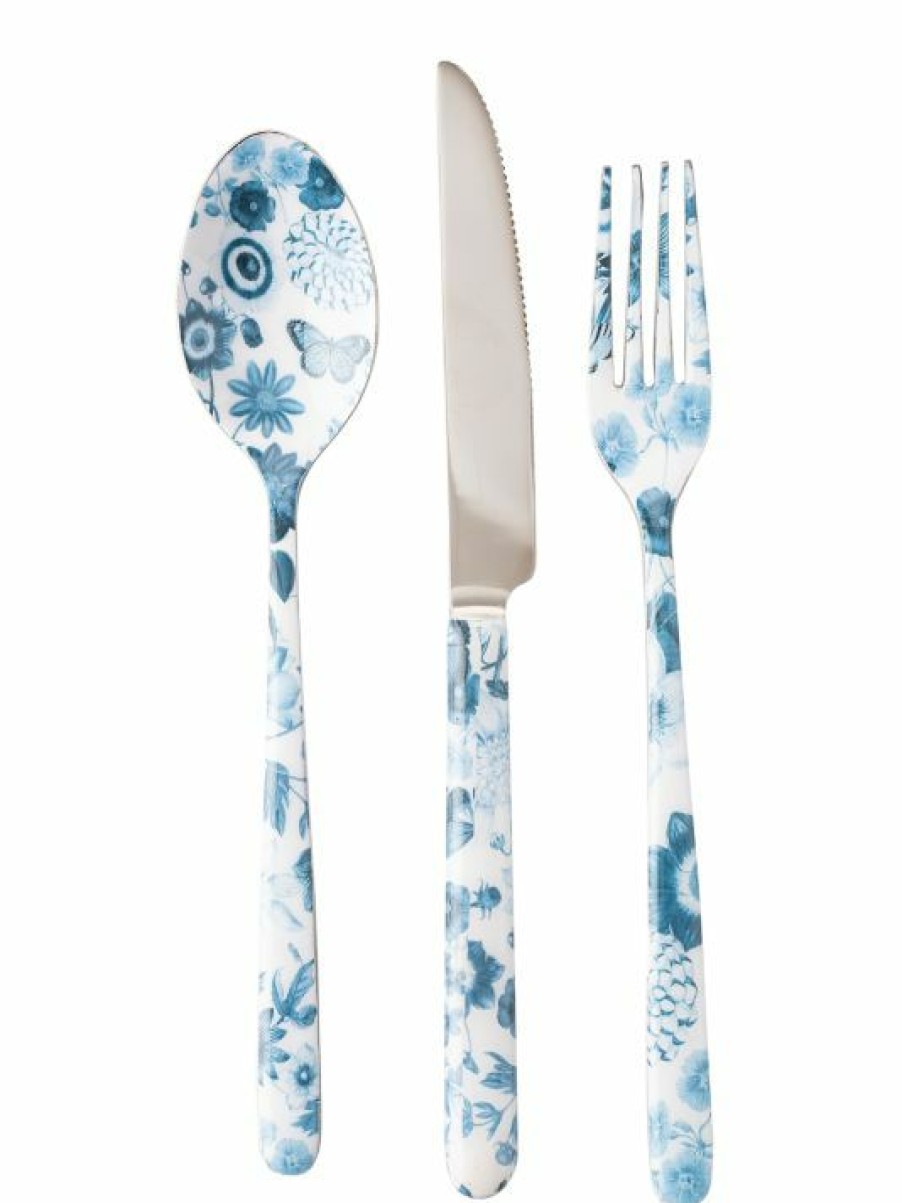 Dining & Entertaining Juliska | Juliska Field Of Flowers Chambray 3-Piece Flatware Set