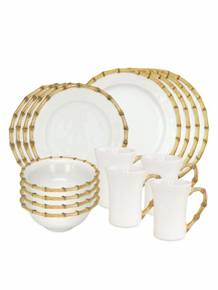 Dining & Entertaining Juliska | Juliska Bamboo Ceramic 16-Piece Dinnerware Set