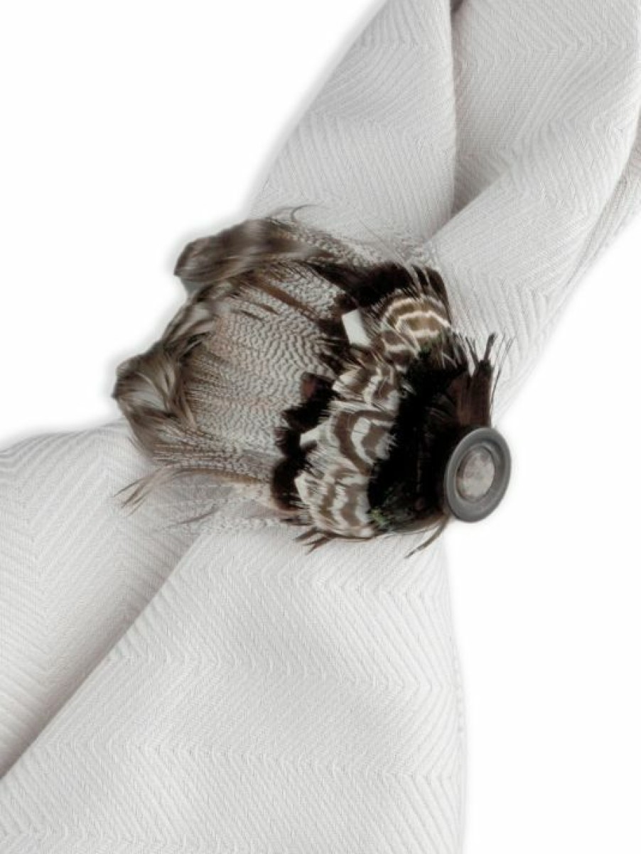 Dining & Entertaining Juliska | Juliska Feather Napkin Ring