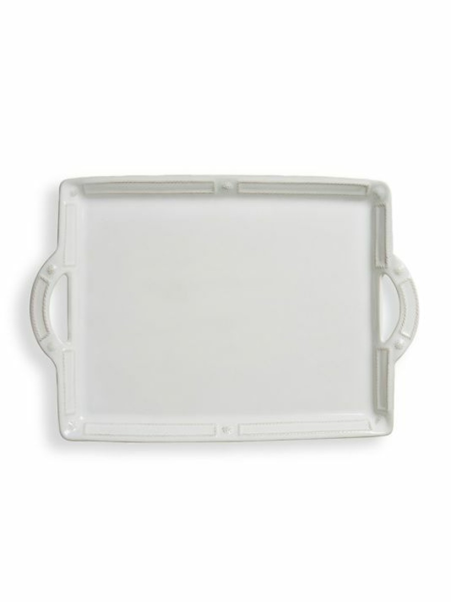 Dining & Entertaining Juliska | Juliska Berry & Thread French Panel Whitewash Handled Tray