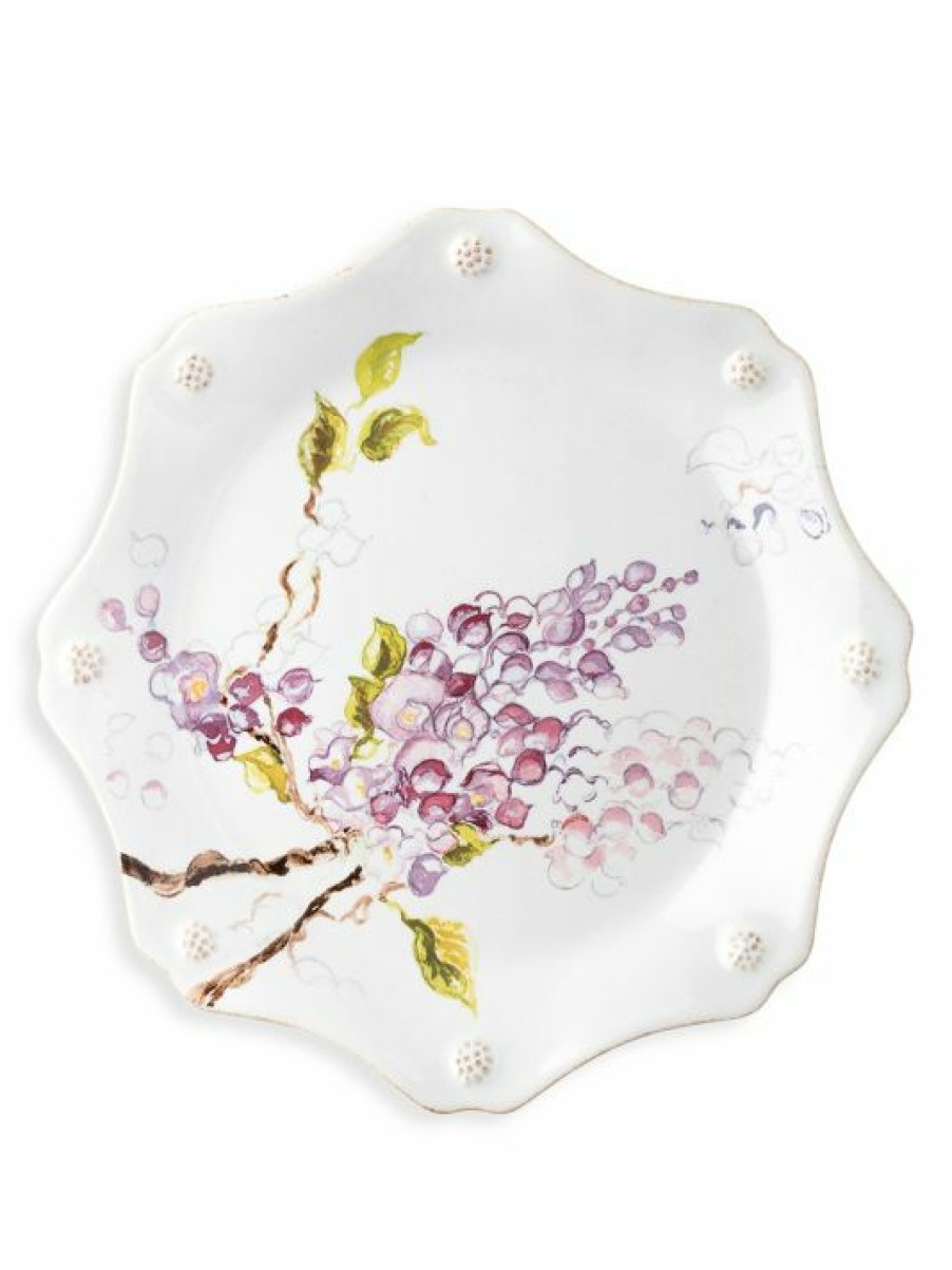 Dining & Entertaining Juliska | Juliska Berry & Thread Floral Sketch Wisteria Dessert/Salad Plate