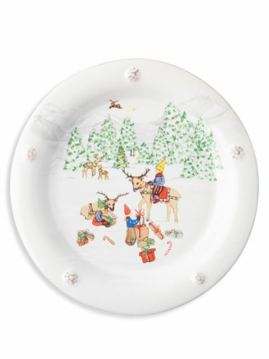 Dining & Entertaining Juliska | Juliska Berry & Thread North Pole 4-Piece Cocktail Plate Set