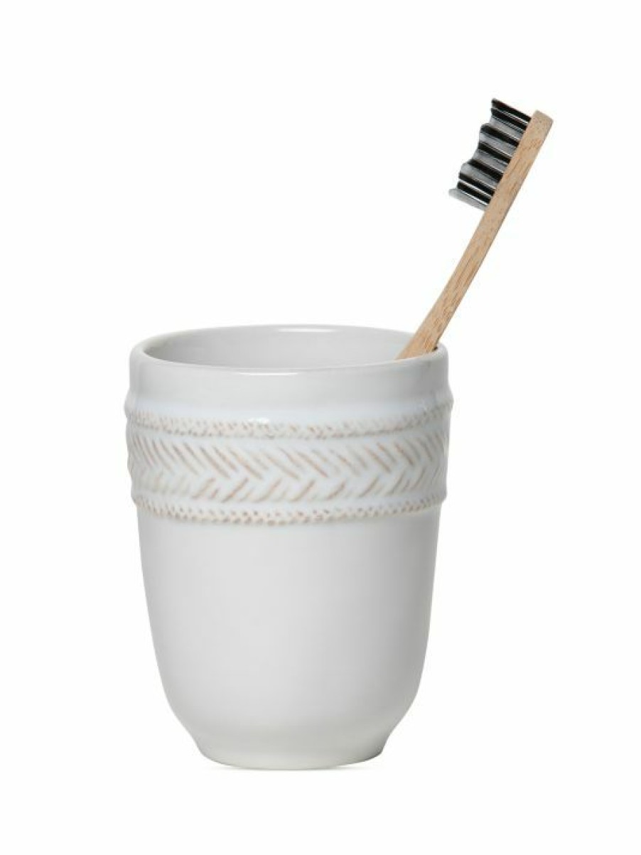 Kitchen Juliska | Juliska Le Panier Whitewash Ceramic Lidded Cup