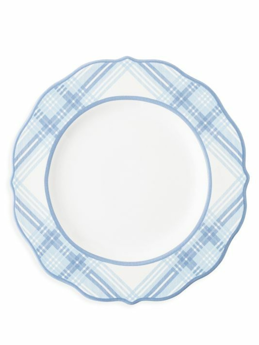 Dining & Entertaining Juliska | Juliska Chambray Tartan Ceramic Dinner Plate