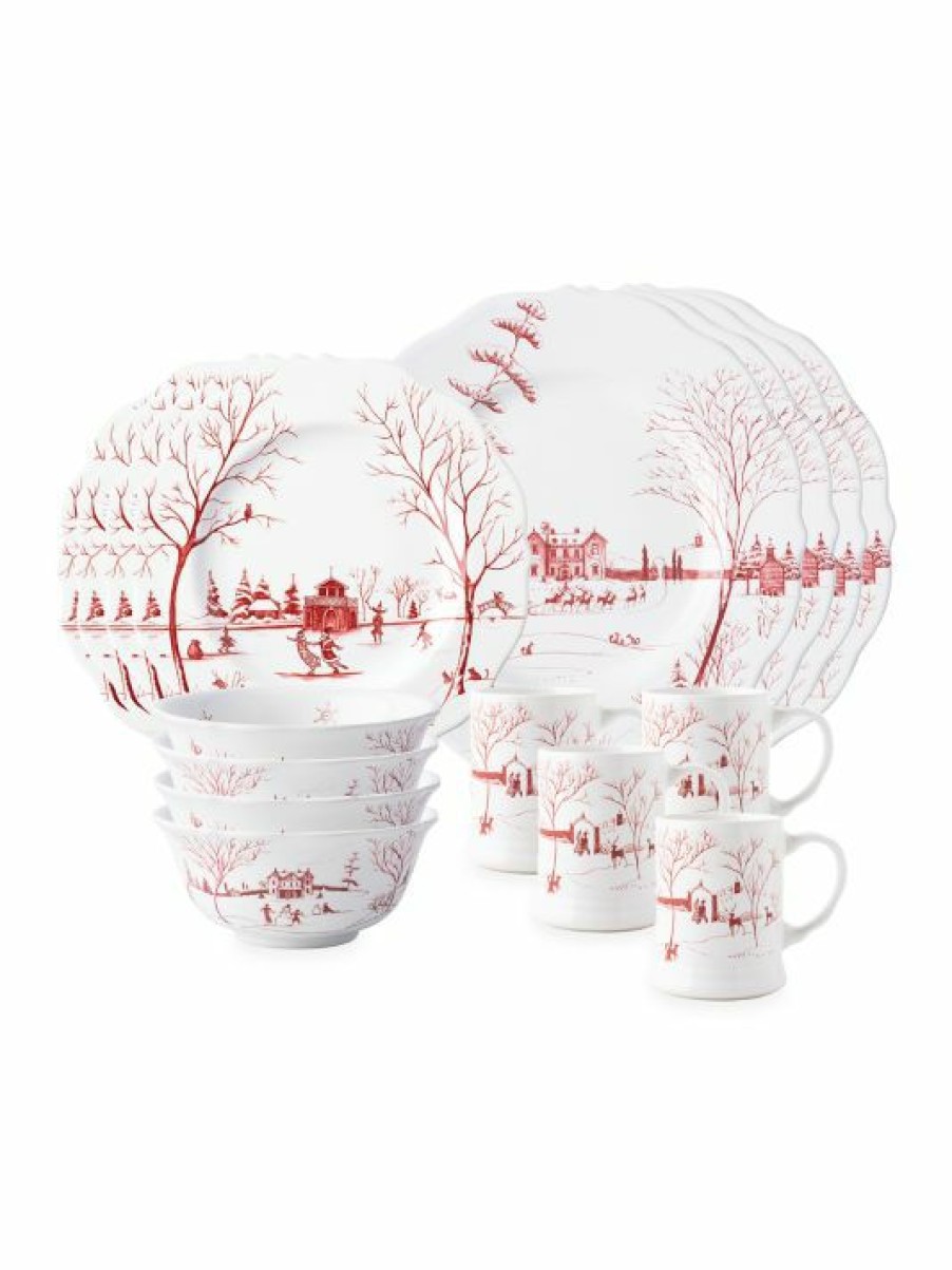 Dining & Entertaining Juliska | Juliska Country Estate Winter Frolic 16-Piece Dinnerware Set