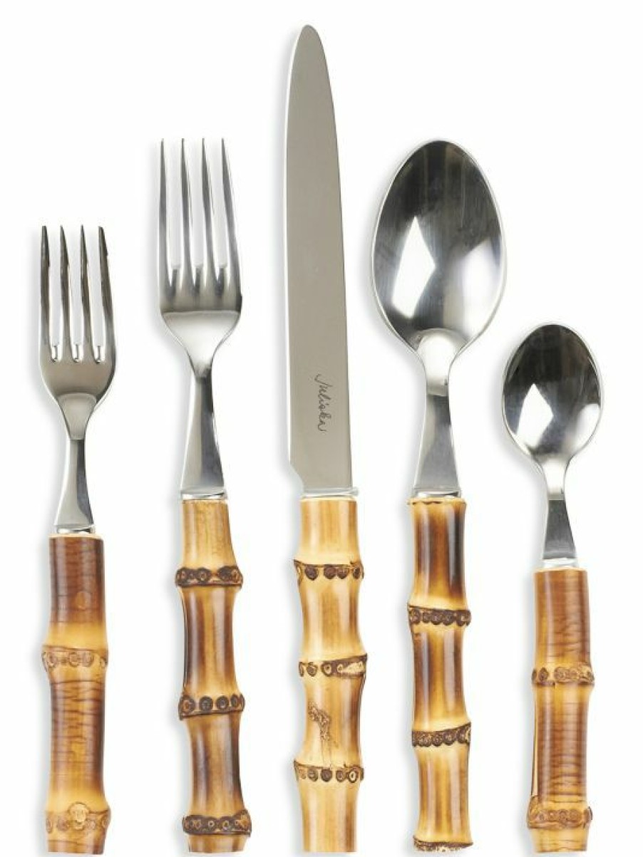 Dining & Entertaining Juliska | Juliska Natural Bamboo Flatware Five-Piece Place Set