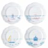 Dining & Entertaining Juliska | Juliska Country Estate Seaside 4-Piece Melamine Dessert & Salad Plate Set