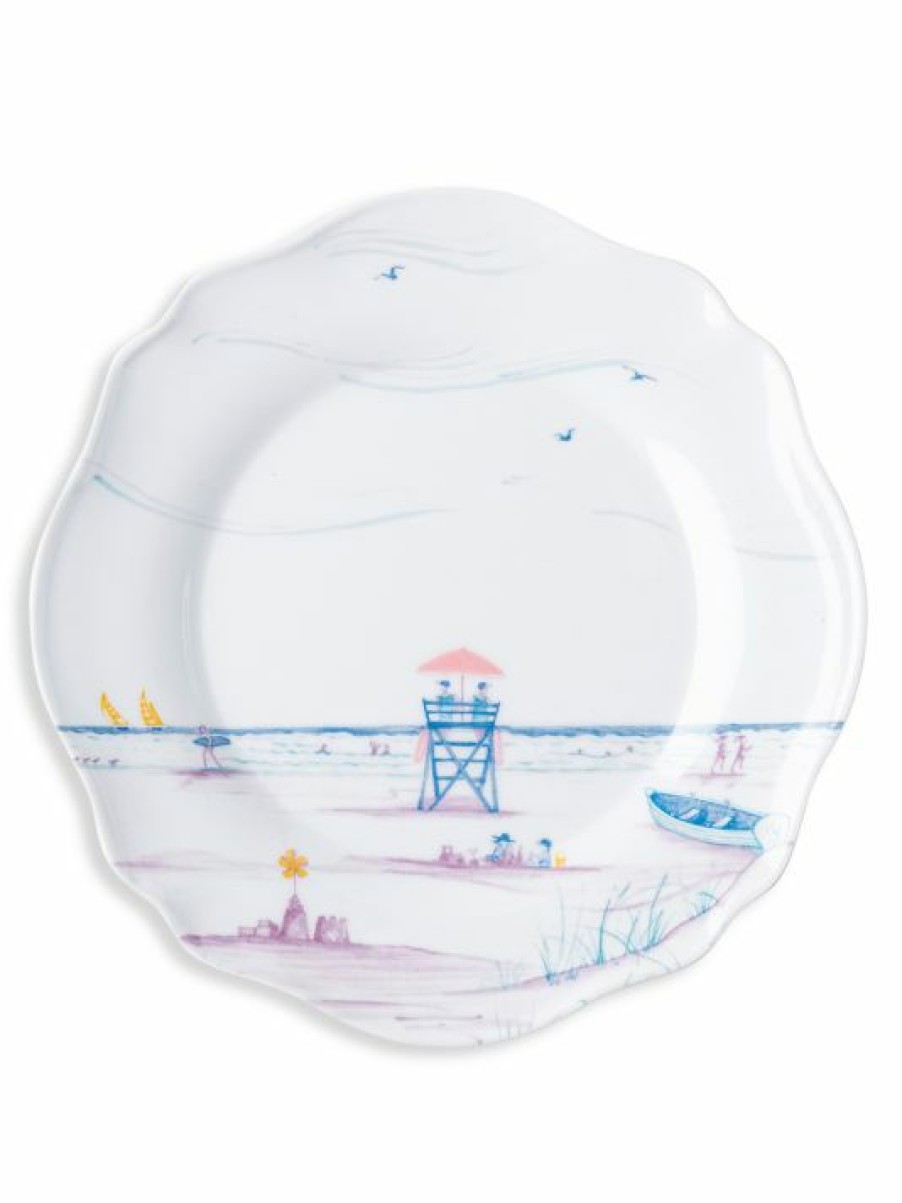 Dining & Entertaining Juliska | Juliska Country Estate Seaside 4-Piece Melamine Dessert & Salad Plate Set