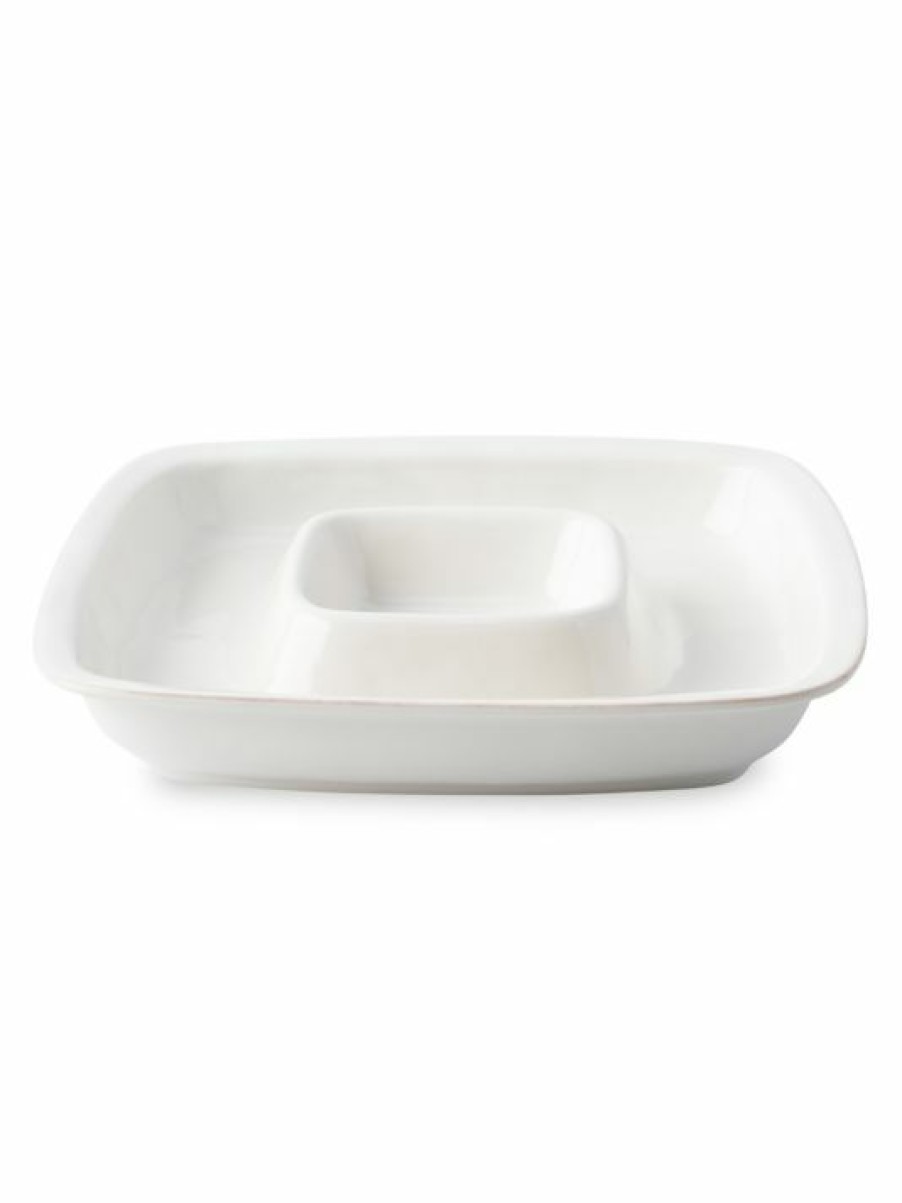 Dining & Entertaining Juliska | Juliska Puro Whitewash Chip N' Dip Bowl