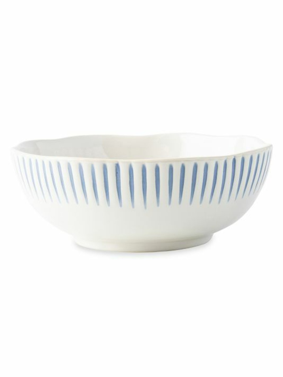 Dining & Entertaining Juliska | Juliska Sitio Stripe Indigo Coupe Bowl