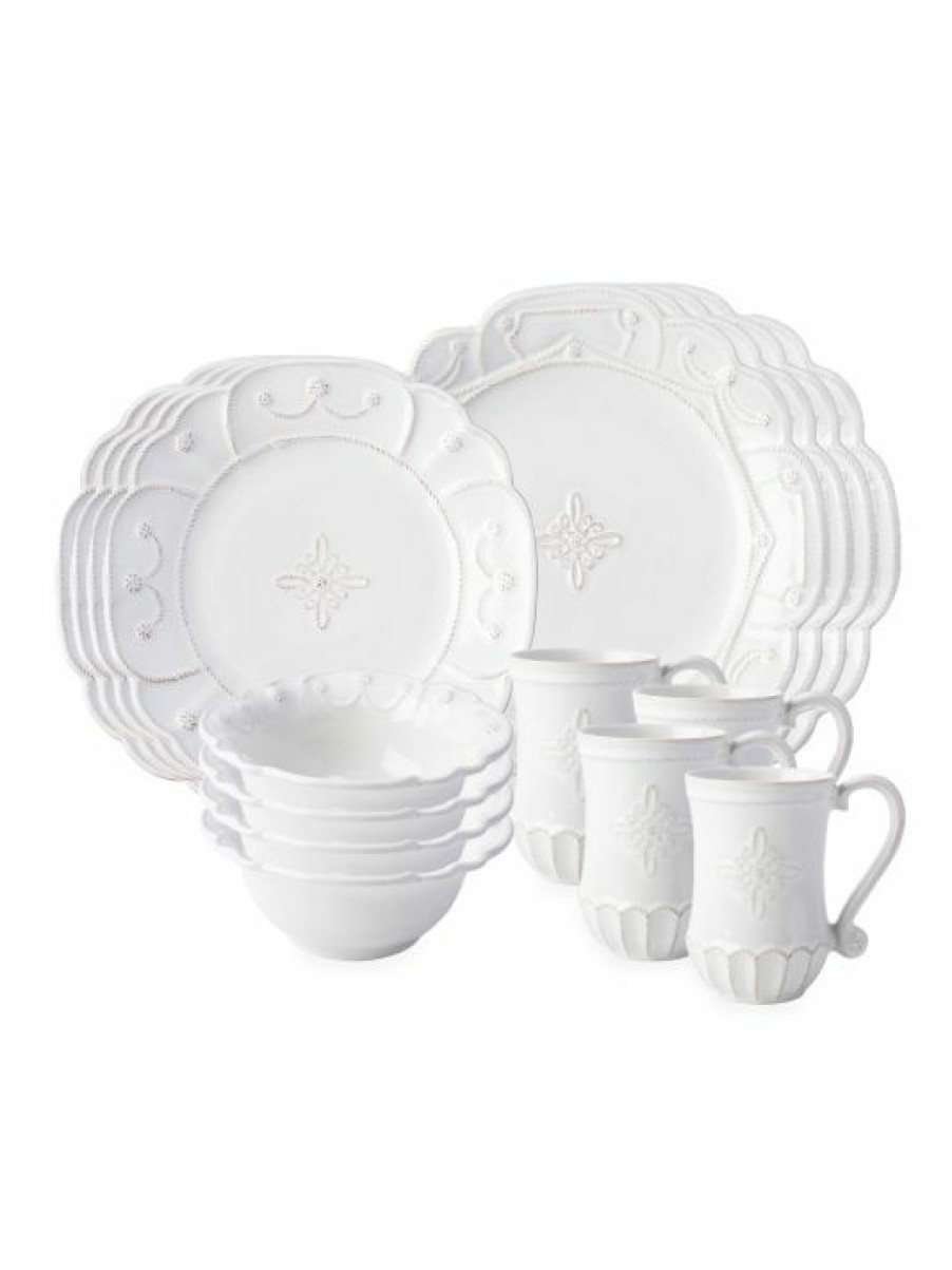 Dining & Entertaining Juliska | Juliska Jardin Du Monde Whitewash 16-Piece Dinnerware Set