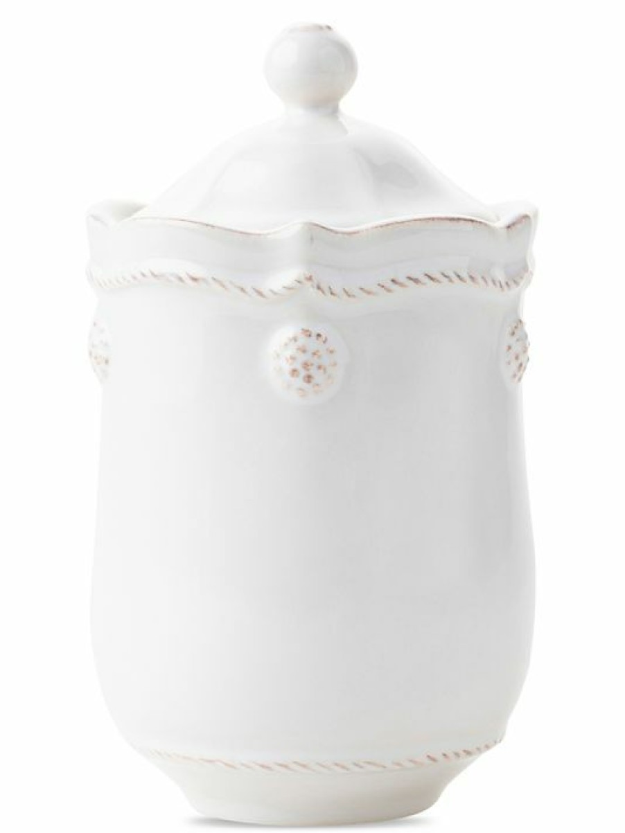 Dining & Entertaining Juliska | Juliska Berry & Thread 2-Piece Whitewash Lidded Jar Set