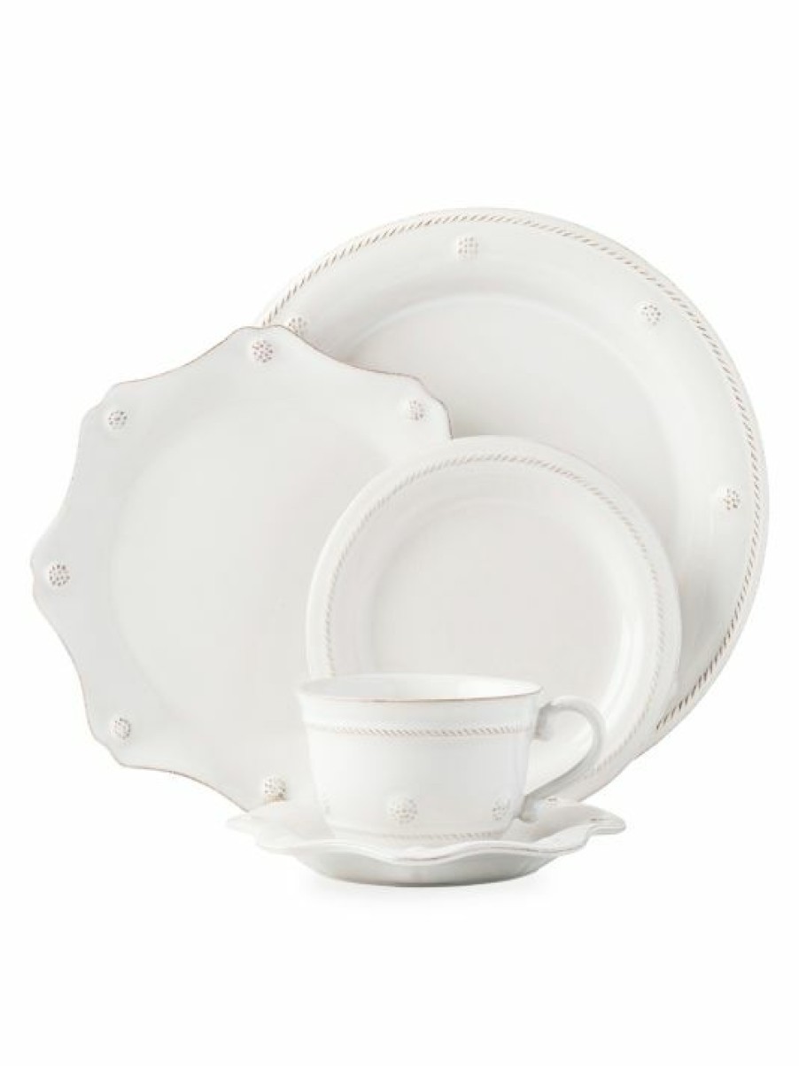 Dining & Entertaining Juliska | Juliska Berry & Thread Whitewash 5-Piece Place Setting With Tea Cup