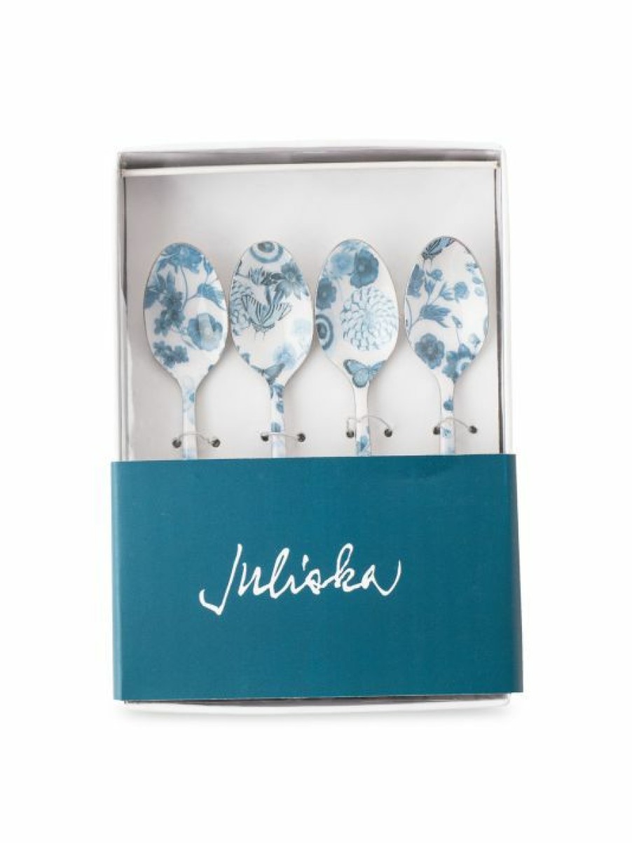 Dining & Entertaining Juliska | Juliska Field Of Flowers Chambray 4-Piece Spoons Set