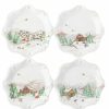 Holiday Juliska | Juliska Berry & Thread North Pole 4-Piece Dessert & Salad Plate Set