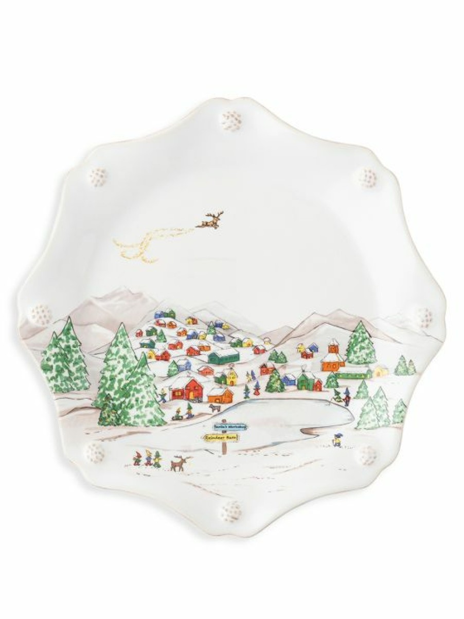 Holiday Juliska | Juliska Berry & Thread North Pole 4-Piece Dessert & Salad Plate Set