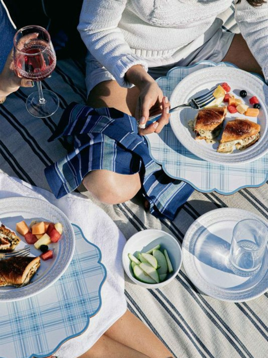 Dining & Entertaining Juliska | Juliska Tartan Chambray Placemat 4-Piece Set