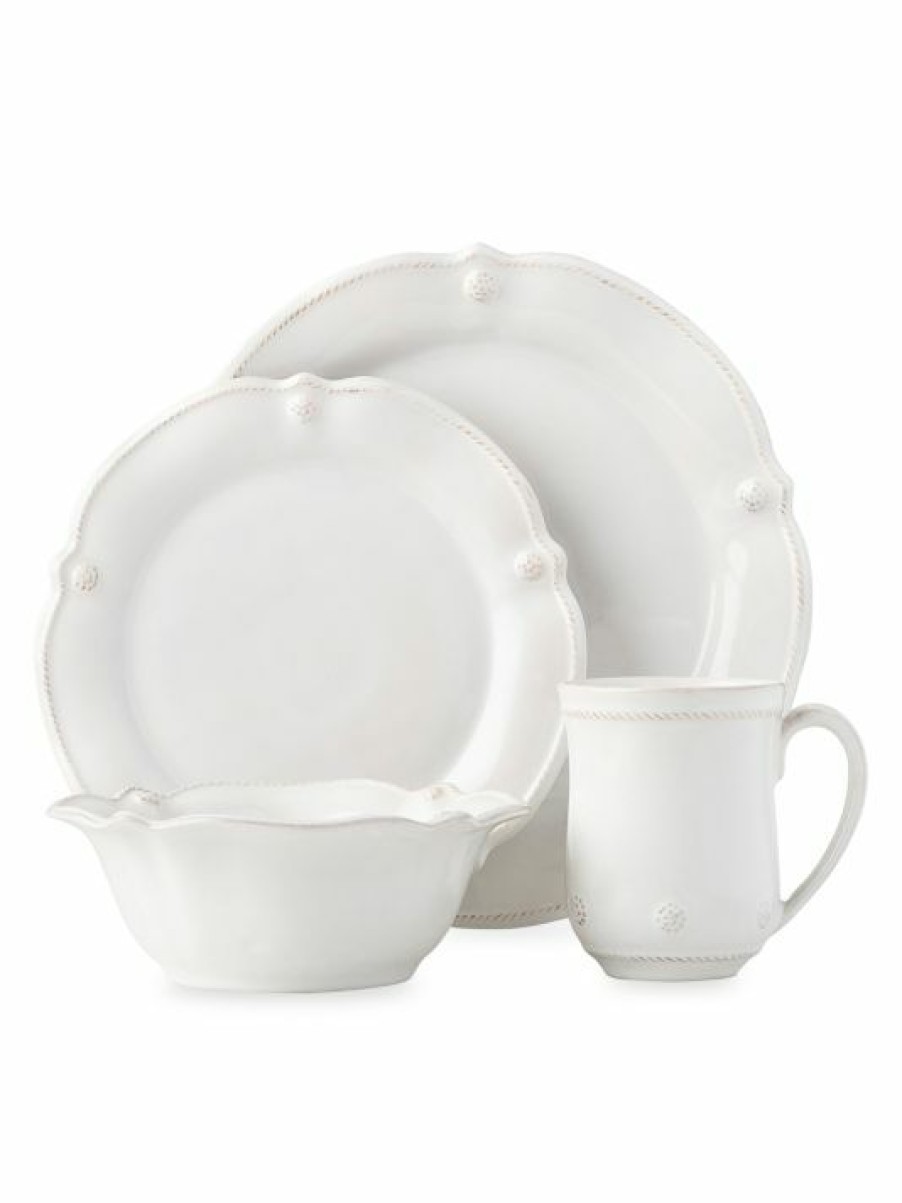 Dining & Entertaining Juliska | Juliska Berry & Thread Whitewash Flared 4-Piece Place Setting Set