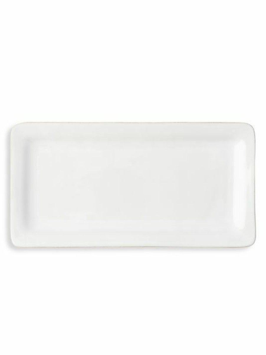 Dining & Entertaining Juliska | Juliska Puro Whitewash Rectangular Appetizer Platter