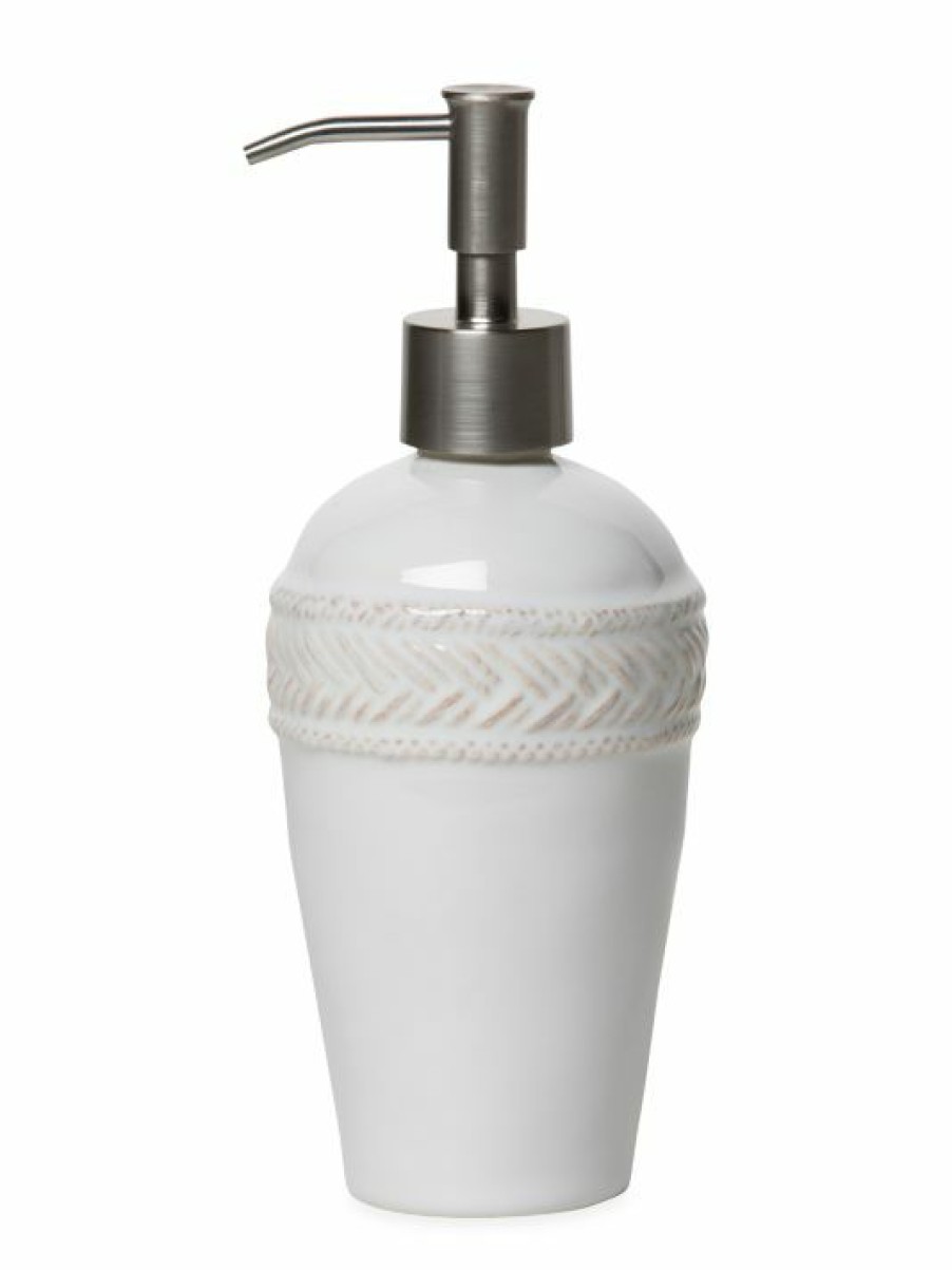 Bath Juliska | Juliska Le Panier Whitewash Ceramic Soap & Lotion Dispenser