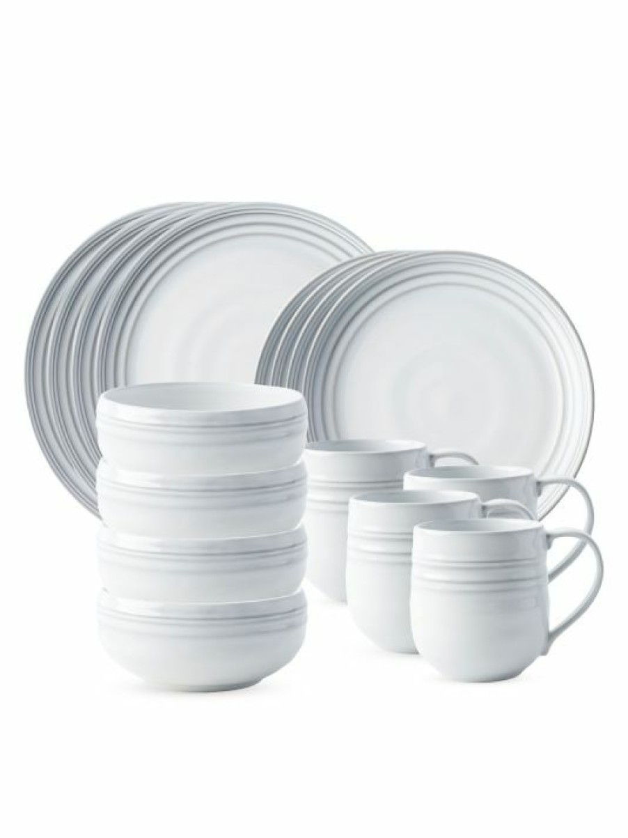 Dining & Entertaining Juliska | Juliska Bilbao White Truffle Ceramic 16-Piece Dinnerware Set